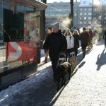 Seltskond Gerli ja Mathiase eestvedamisel bussipeatuses